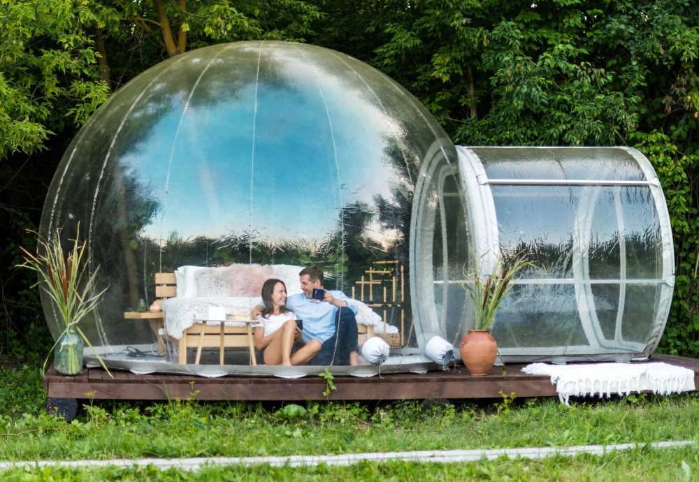 large bubble tent