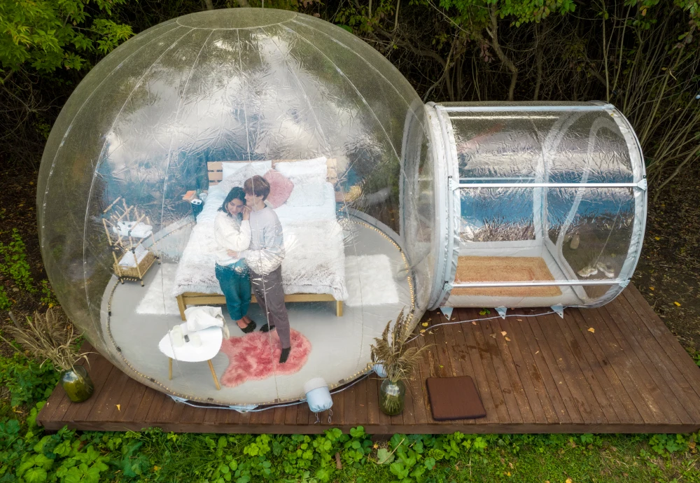 big transparent camping inflatable bubble tent