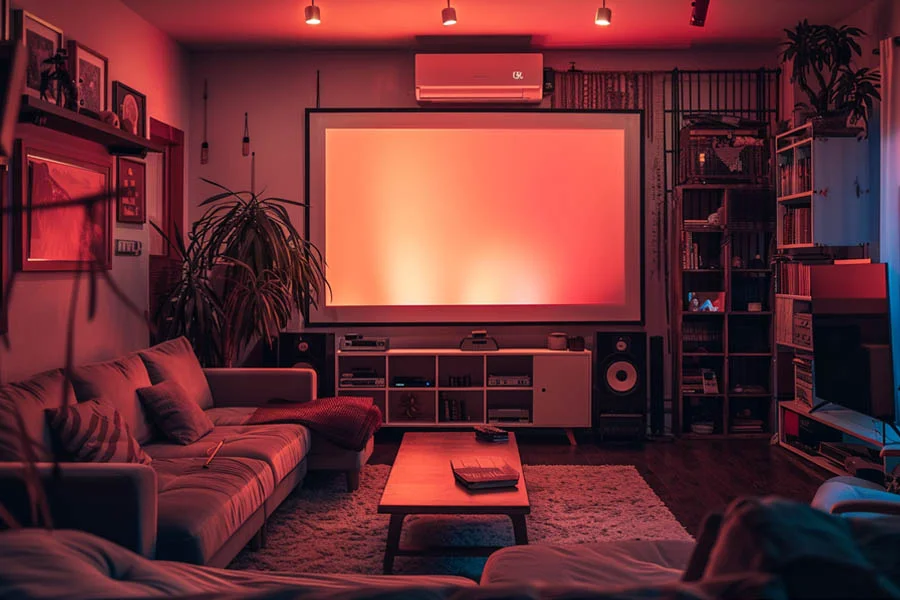 projector vs tv for home theater